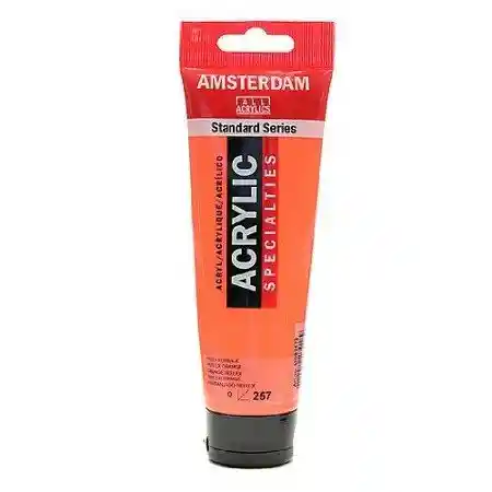 Acrilico Amsterdam 120 Ml Colores Serie Estandar 257 Naranja Reflejo