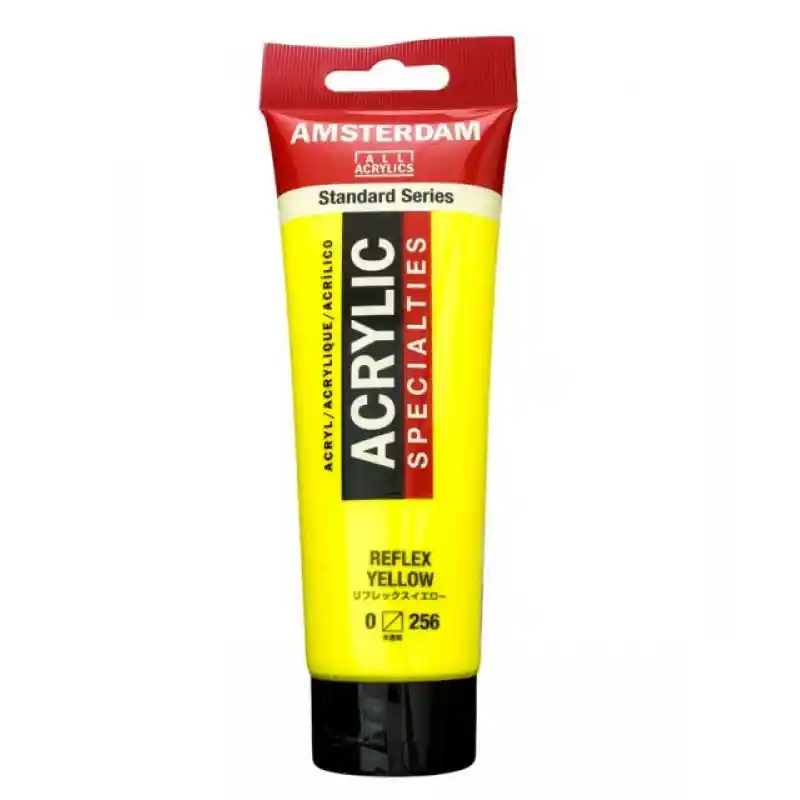 Acrilico Amsterdam 120 Ml Colores Serie Estandar 256 Amarillo Reflejo