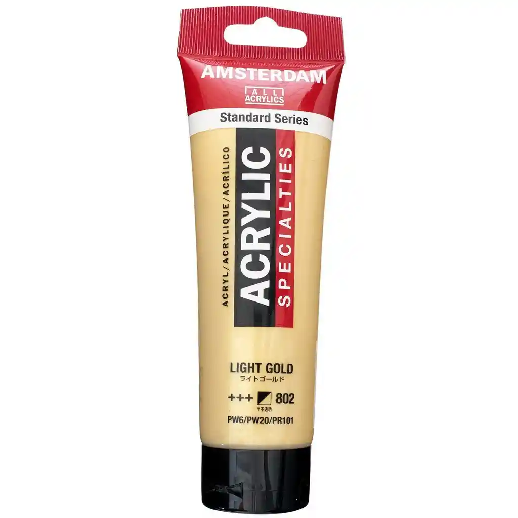 Acrilico Amsterdam 120 Ml Colores Serie Estandar 802 Oro Claro
