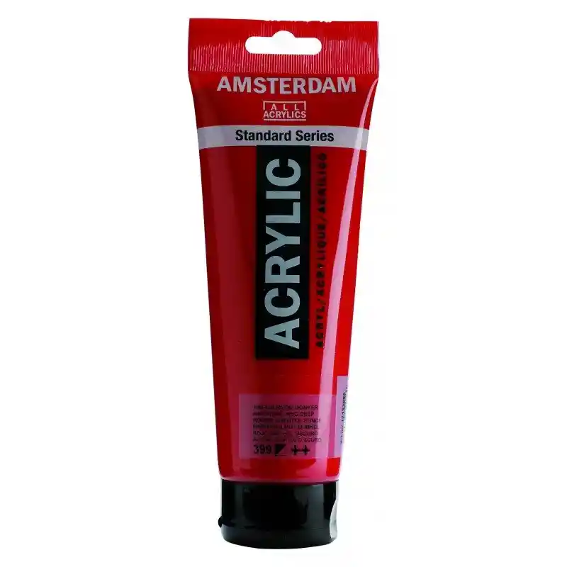Acrilico Amsterdam 120 Ml Colores Serie Estandar 399 Rojo Naftol Profundo