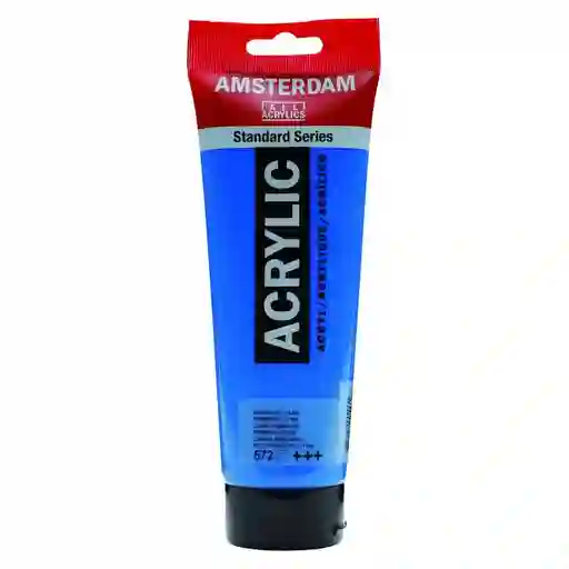 Acrilico Amsterdam 120 Ml Colores Serie Estandar 572 Cian Primario