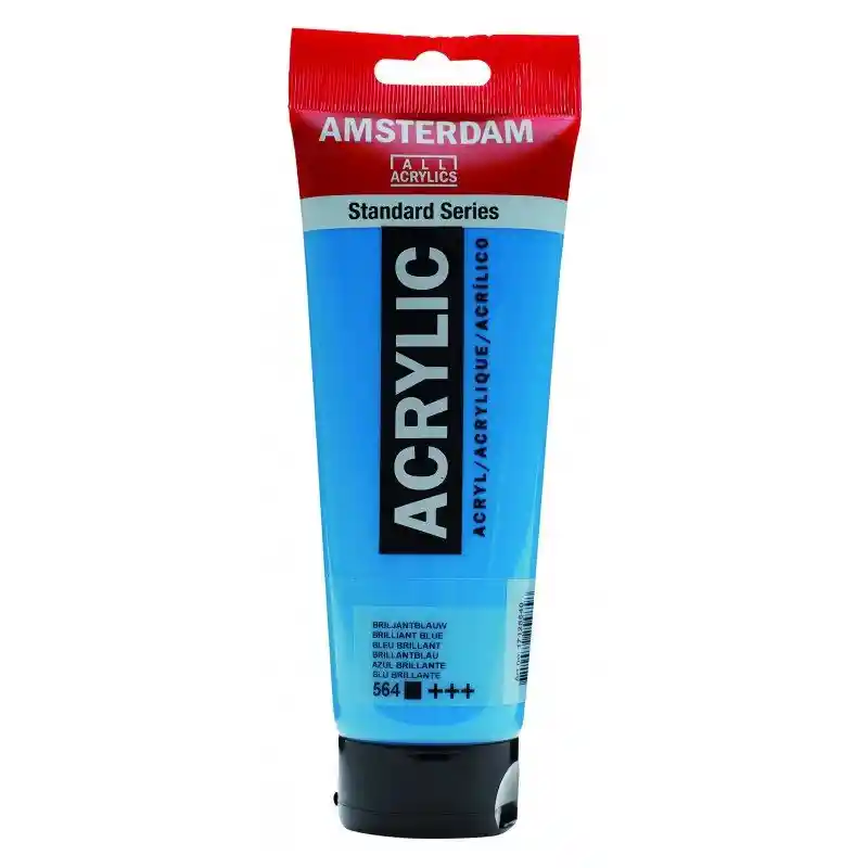 Acrilico Amsterdam 120 Ml Colores Serie Estandar 564 Azul Brillante