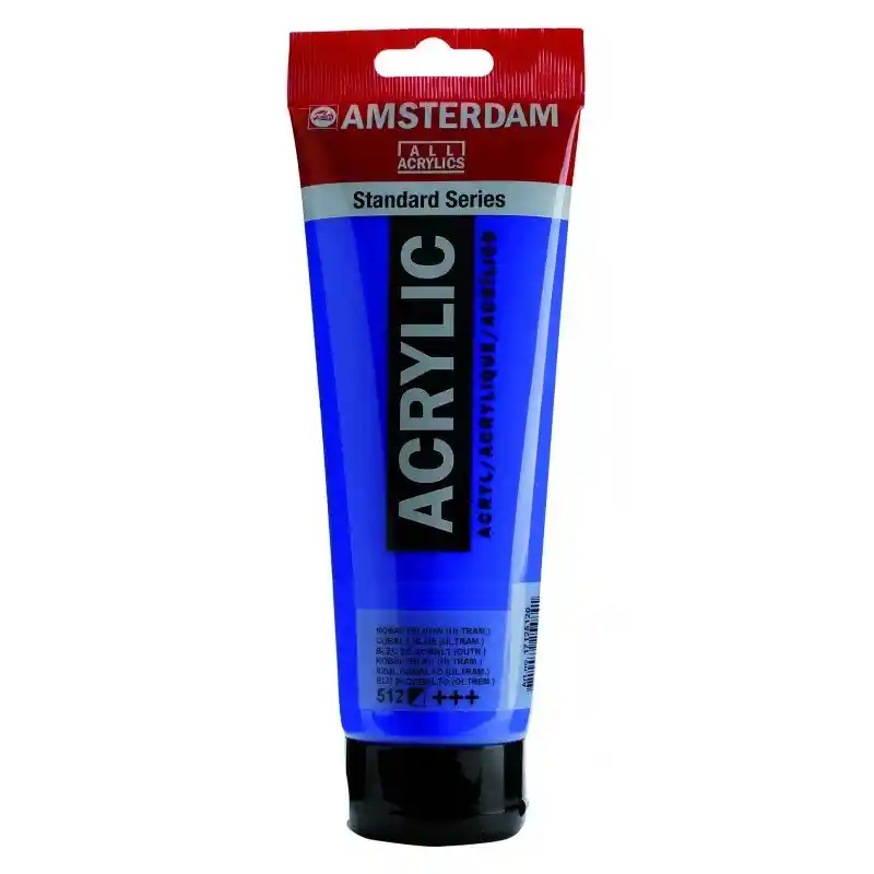 Acrilico Amsterdam 120 Ml Colores Serie Estandar 512 Azul Cobalto (ultramar)