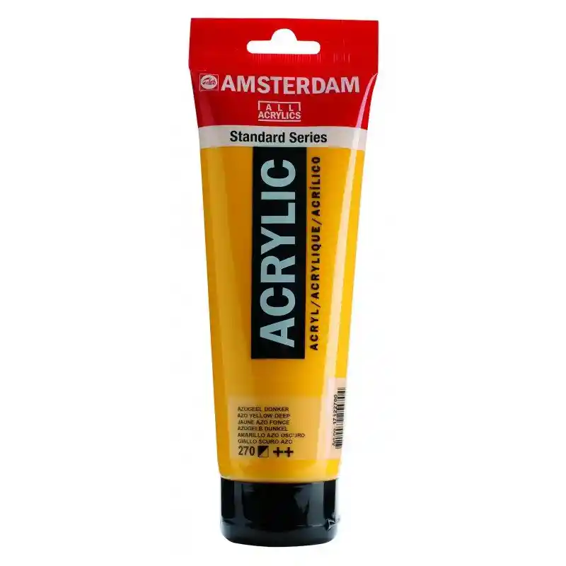 Acrilico Amsterdam 120 Ml Colores Serie Estandar 270 Amarillo Azo Profundo