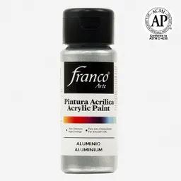 Pintura Acrilica Franco Arte Acrílica Aluminio 60 Ml
