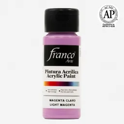 Pintura Acrilica Franco Arte Acrílica Magenta Claro 60 Ml