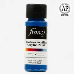 Pintura Acrilica Franco Arte Acrílica Azul Primario 60 Ml
