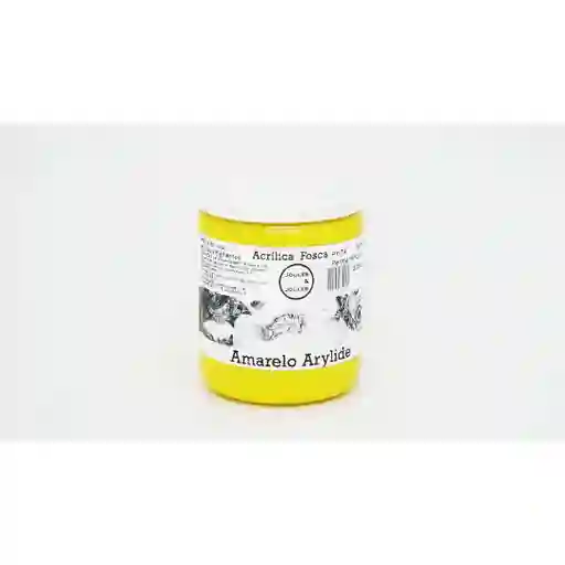 Pintura Acrilica Joules Joules Serie 2 - Medio Intenso - Semiopaco - Cubriente Moderado Amarillo Arylide 250 Ml