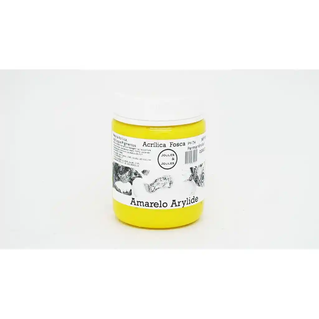 Pintura Acrilica Joules Joules Serie 2 - Medio Intenso - Semiopaco - Cubriente Moderado Amarillo Arylide 250 Ml