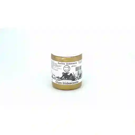 Pintura Acrilica Joules Joules Serie 2 - Perlado Brillante Y Luminoso - Transparente - Cubriente Moderado Oro Iridiscente 250 Ml