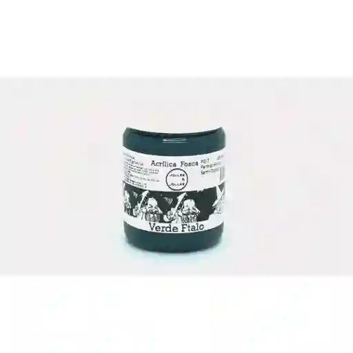 Pintura Acrilica Joules Joules Serie 2 - Oscuro - Frio - Semiopaco - Cubriente Bajo Verde Ftalocianina 250 Ml