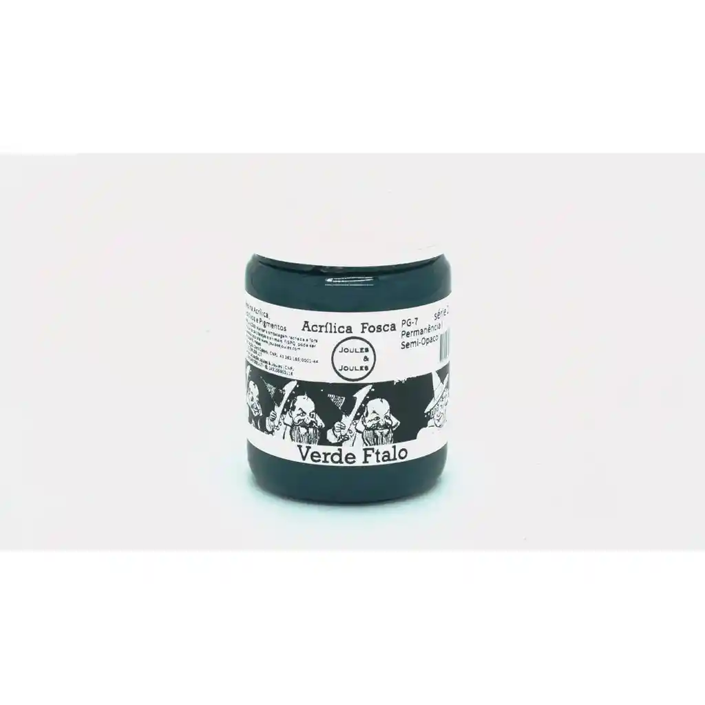 Pintura Acrilica Joules Joules Serie 2 - Oscuro - Frio - Semiopaco - Cubriente Bajo Verde Ftalocianina 250 Ml