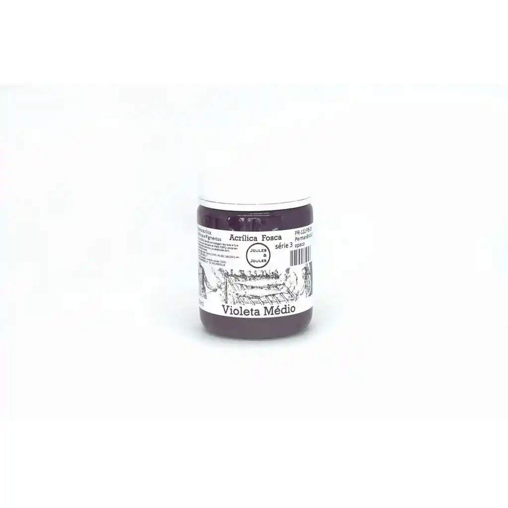 Pintura Acrilica Joules Joules Serie 2 - Saturado - Brillante - Semitransparente - Cubriente Alto Violeta Medio 250 Ml