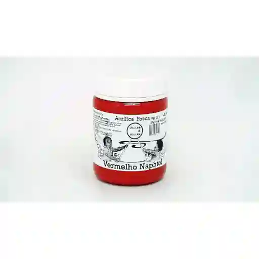 Pintura Acrilica Joules Joules Serie 2 - Brillante - Semiopaco - Cubriente Moderado Rojo Naphtol 250 Ml