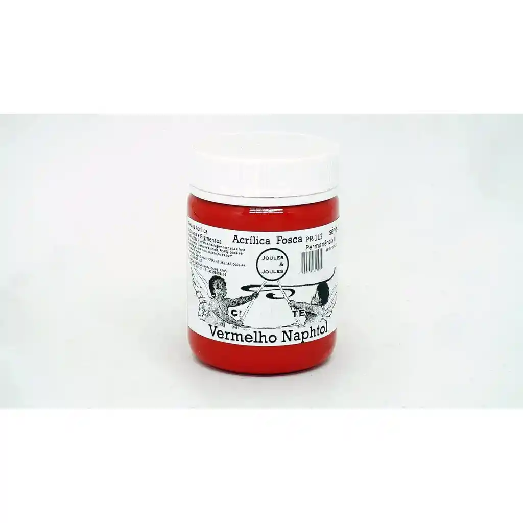 Pintura Acrilica Joules Joules Serie 2 - Brillante - Semiopaco - Cubriente Moderado Rojo Naphtol 250 Ml
