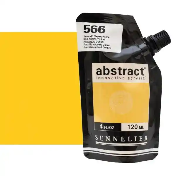 Acrilico Abstract Sennelier 120ml Ref. 566 Amarillo Napoles Oscuro