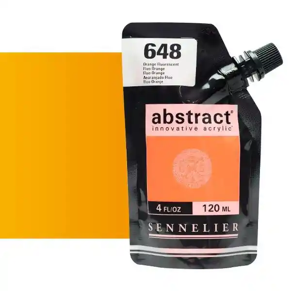 Acrilico Abstract Sennelier 120ml Ref. 648 Anaranjado Fluor