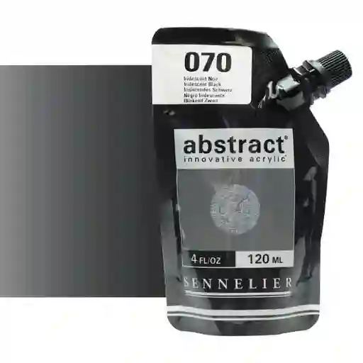 Acrilico Abstract Sennelier 120ml Ref. 070 Negro Iridescente