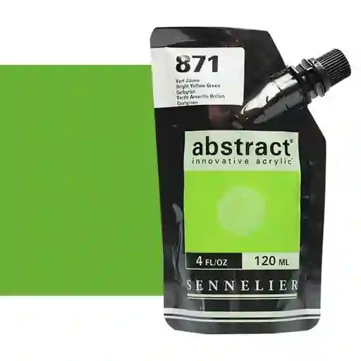 Acrilico Abstract Sennelier 120ml Ref. 871 Verde Amarillo Brillante