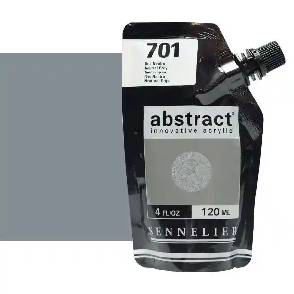 Acrilico Abstract Sennelier 120ml Ref. 701 Gris Neutro