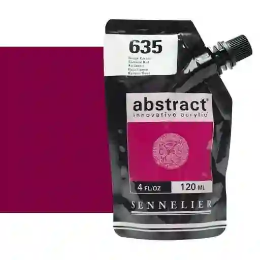 Acrilico Abstract Sennelier 120ml Ref. 635 Rojo Carmín