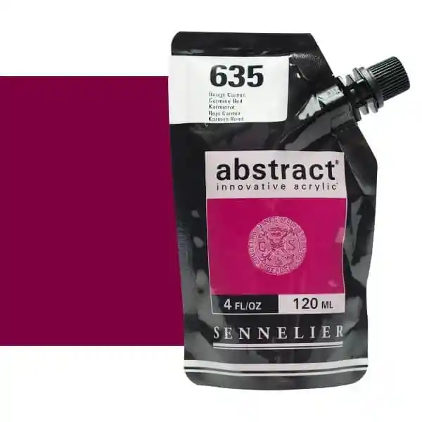 Acrilico Abstract Sennelier 120ml Ref. 635 Rojo Carmín