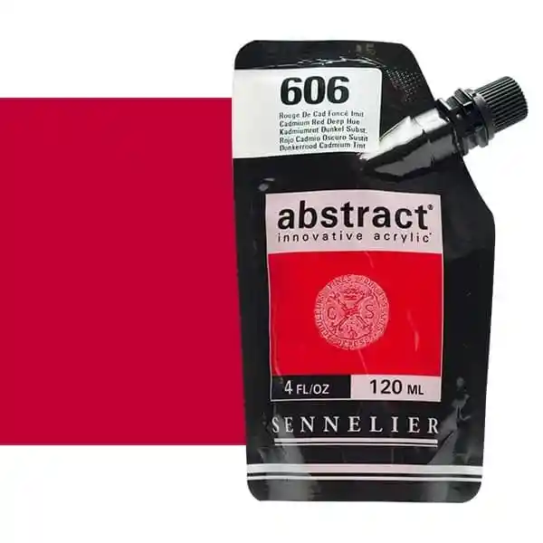 Acrilico Abstract Sennelier 120ml Ref. 606 Rojo Cadmio Oscuro