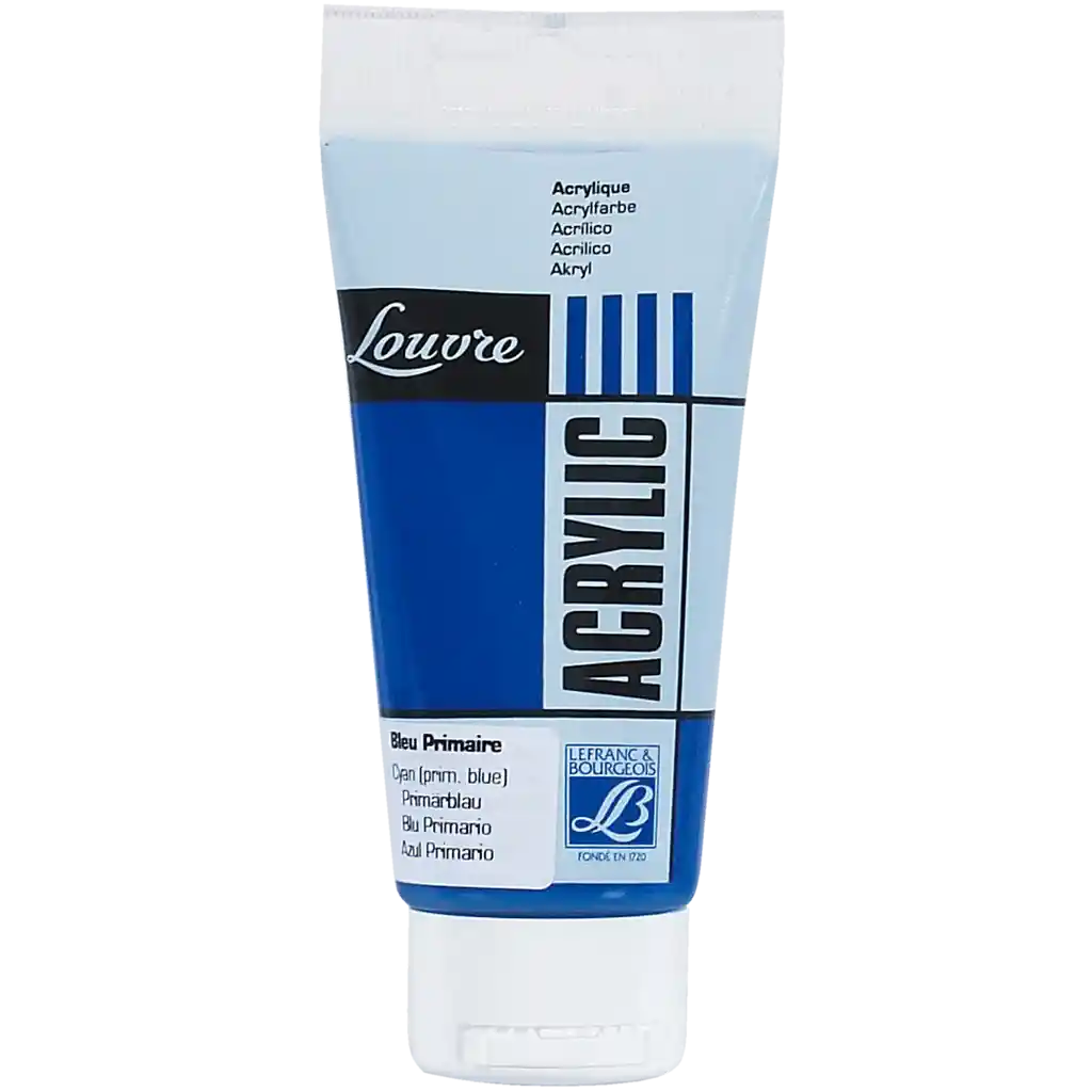 Acrilico Louvre Lefranc Rf 063 Azul Primario 80 Ml
