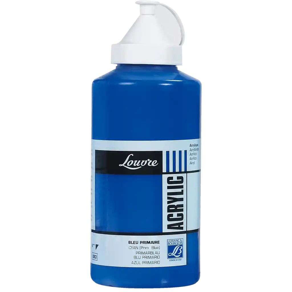 Acrilico Louvre Lefranc Rf 063 Azul Primario 750 Ml