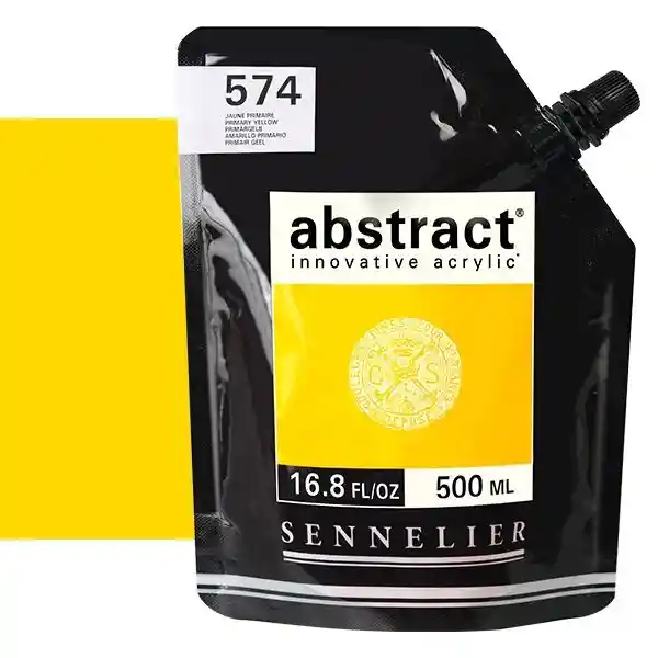 Acrilico Abstract Sennelier 500ml Ref. 574 Amarillo Primario
