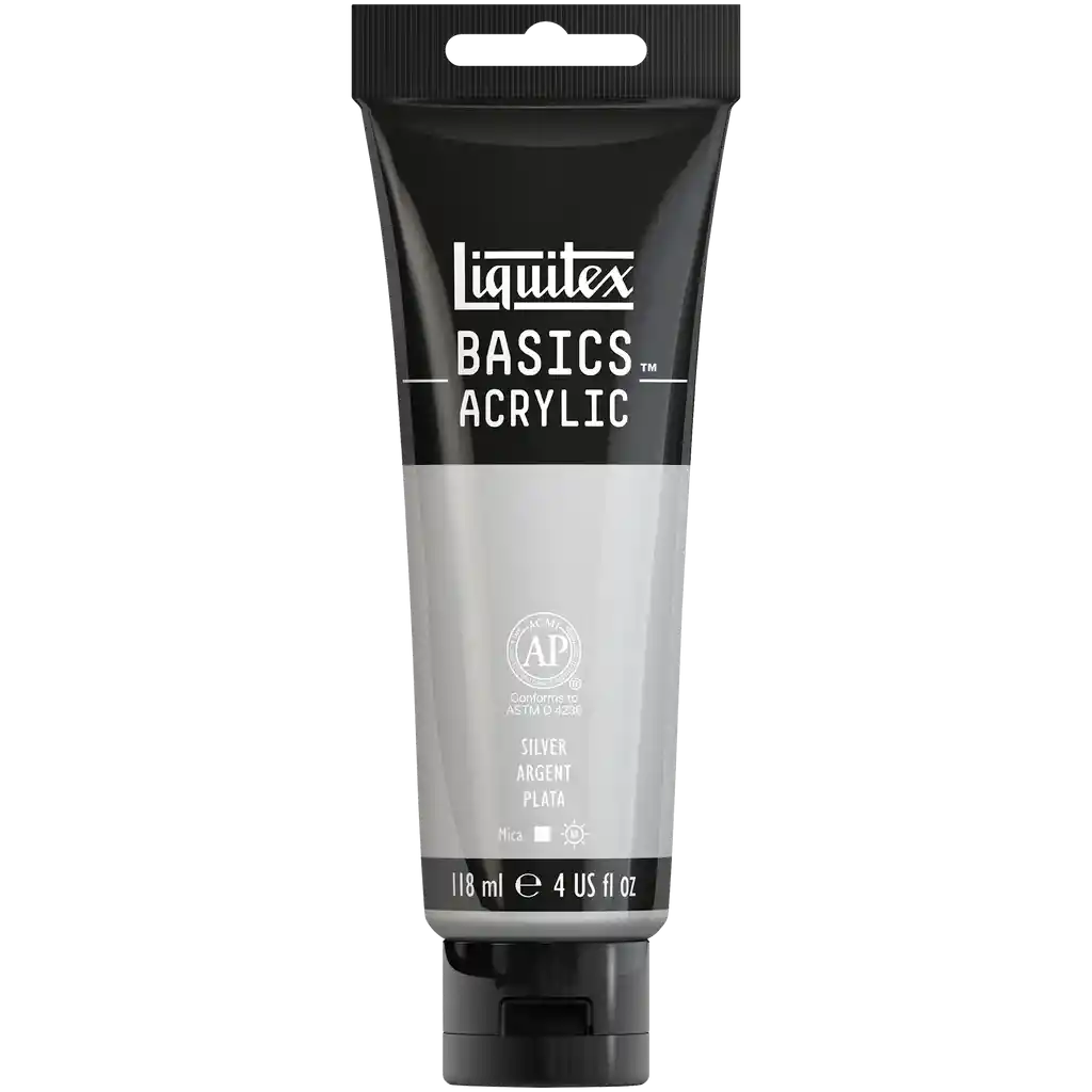 Acrilico Liquitex Rf 236-052 Plata 118 Ml