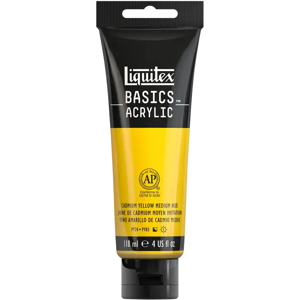 Acrilico Liquitex Rf 161-830 Amarillo De Cadmio Medio 118 Ml