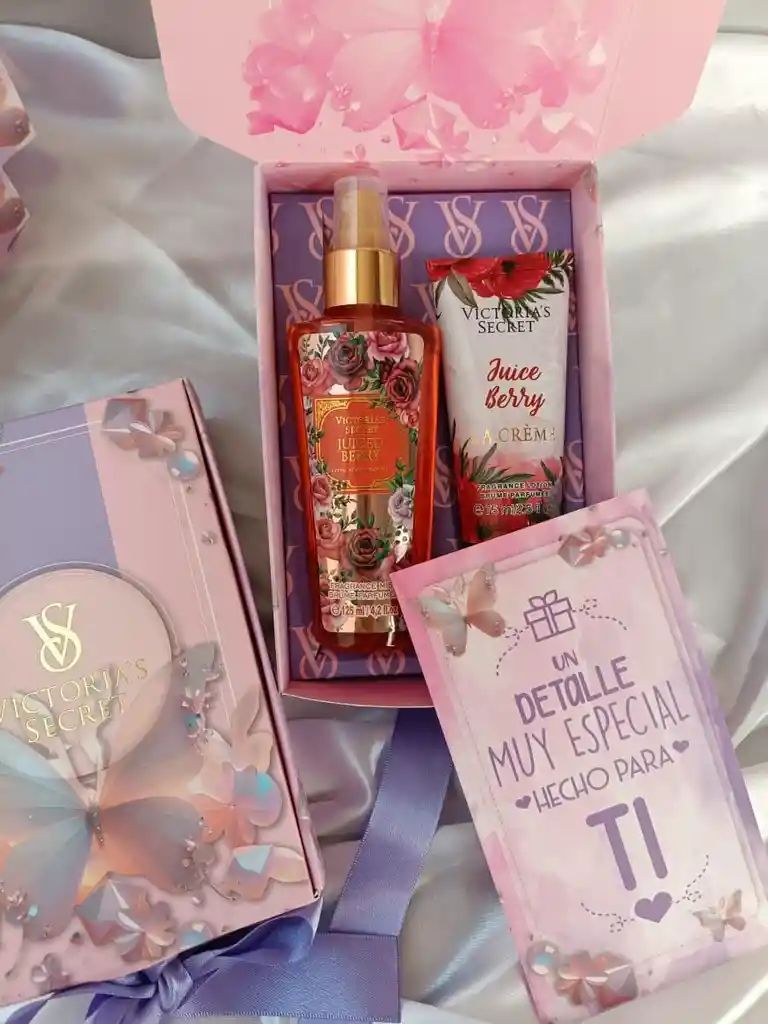 Estuche Regalo Victoria Secret Splash Y Crema+ Tarejeta