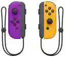 Control Joycon Original Morado Naranja Para Nintendo Switch