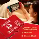 Tarjeta Micro Sdxc 128gb Sandisk Nintendo Switch 100mb/s