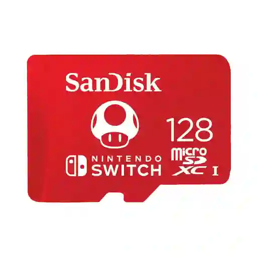 Tarjeta Micro Sdxc 128gb Sandisk Nintendo Switch 100mb/s