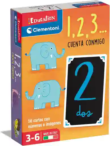 Juego Didáctico Aprende 1 2 3 Cuenta Conmigo Para Niños