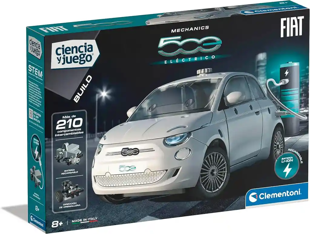 Juego Construcción Auto Fiat 500 Interactivo Para Niños
