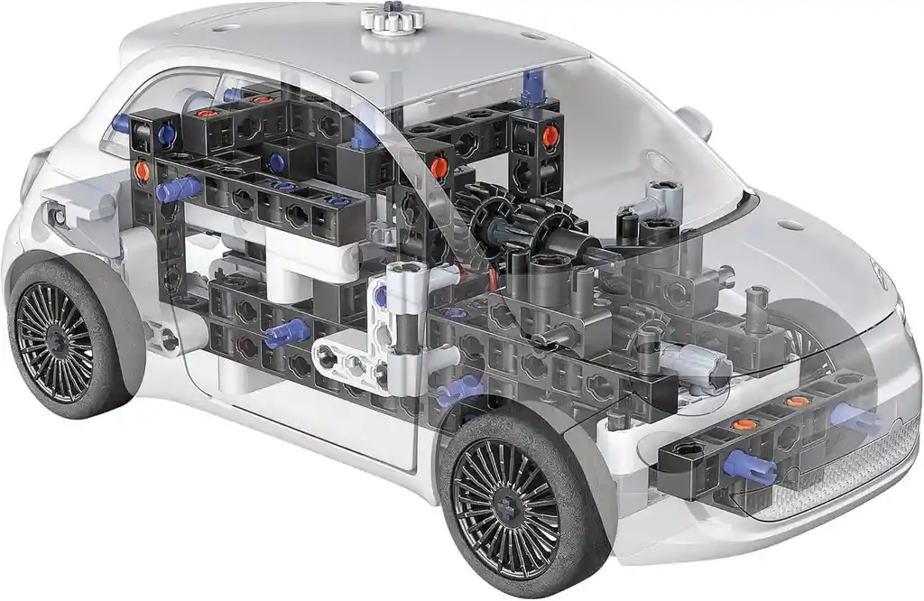 Juego Construcción Auto Fiat 500 Interactivo Para Niños
