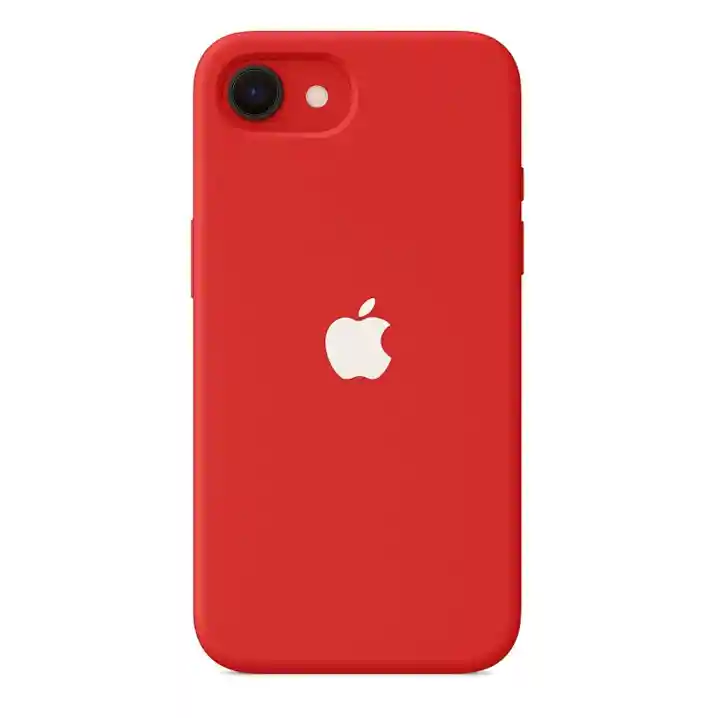 Silicon Case Iphone 16e Rojo