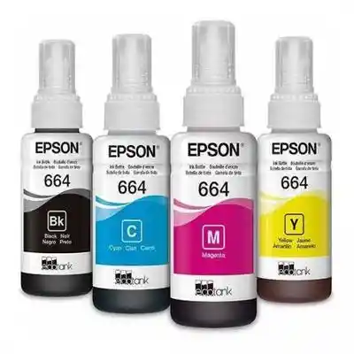Tintas Epson Ecotank T664 (kit X 4) Originales