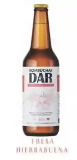 Kombucha Fresa Hierbabuena
