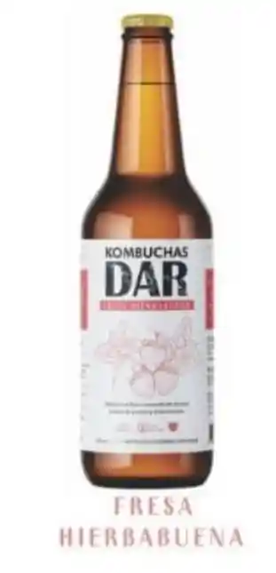 Kombucha Fresa Hierbabuena