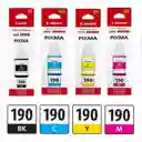 Tintas Canon190 (kit X 4) Black Cyan Magenta Yellow