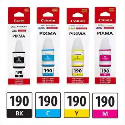 Tintas Canon190 (kit X 4) Black Cyan Magenta Yellow