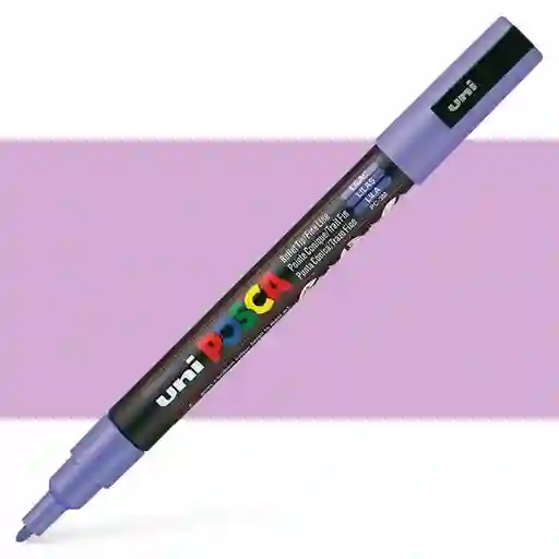 Marcador Posca Lila 3m 0.9 - 1.3 Mm Unidad