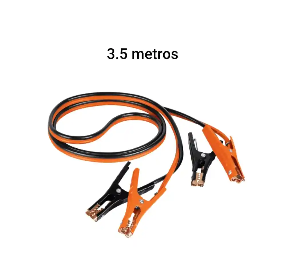 Cables Para Iniciar Batería Carro 3,5m Calibre 6 Awg