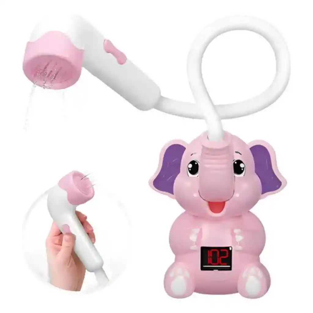 	 Ducha Portátil Recargable Para Baño Niños Niñas Y Bebes