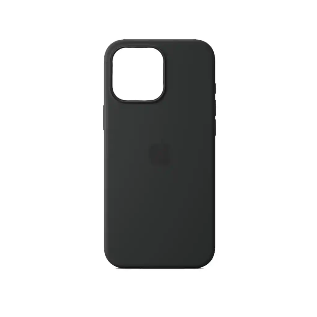 Estuche Silicon Case Iphone 16 Pro Max Negro