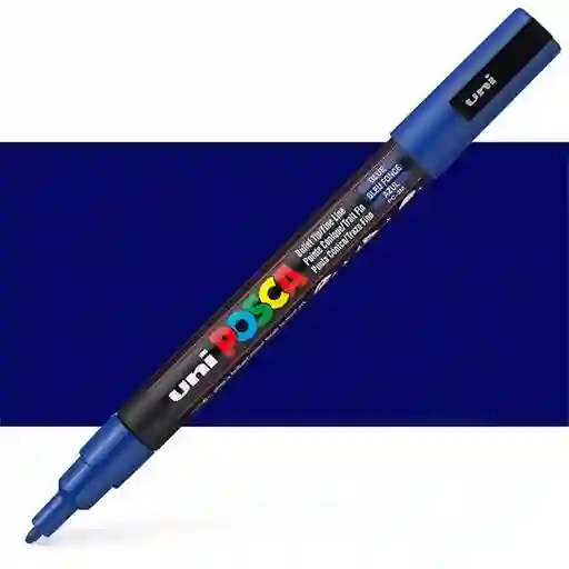 Marcador Posca Azul 3m 0.9 - 1.3 Mm Unidad
